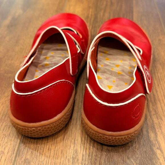 Livie & Luca “Cherry” Red Leather Mary Jane Shoes size 12 - Picture 4 of 6